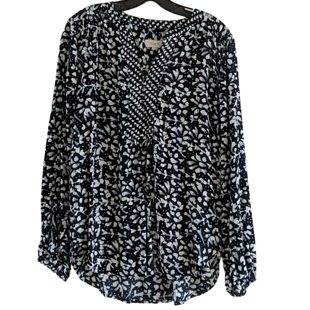 NWOT LOFT Blouse in Blue